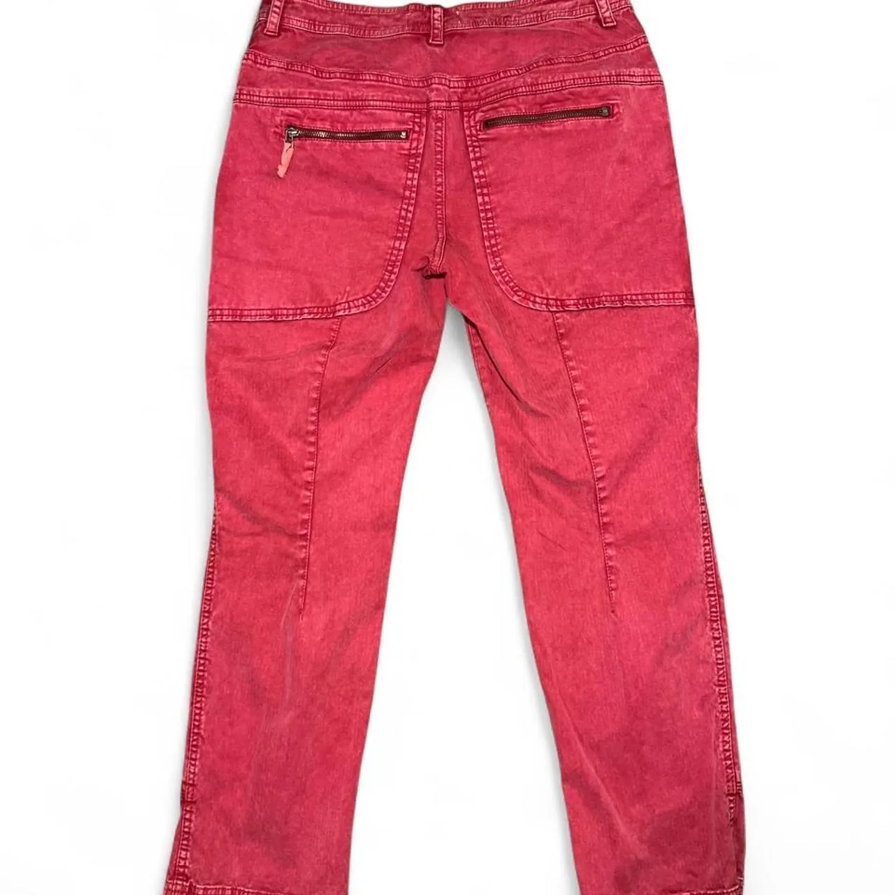 We The Free People Salmon Cargo Hot in It Moto Pants, photo 4 of 4